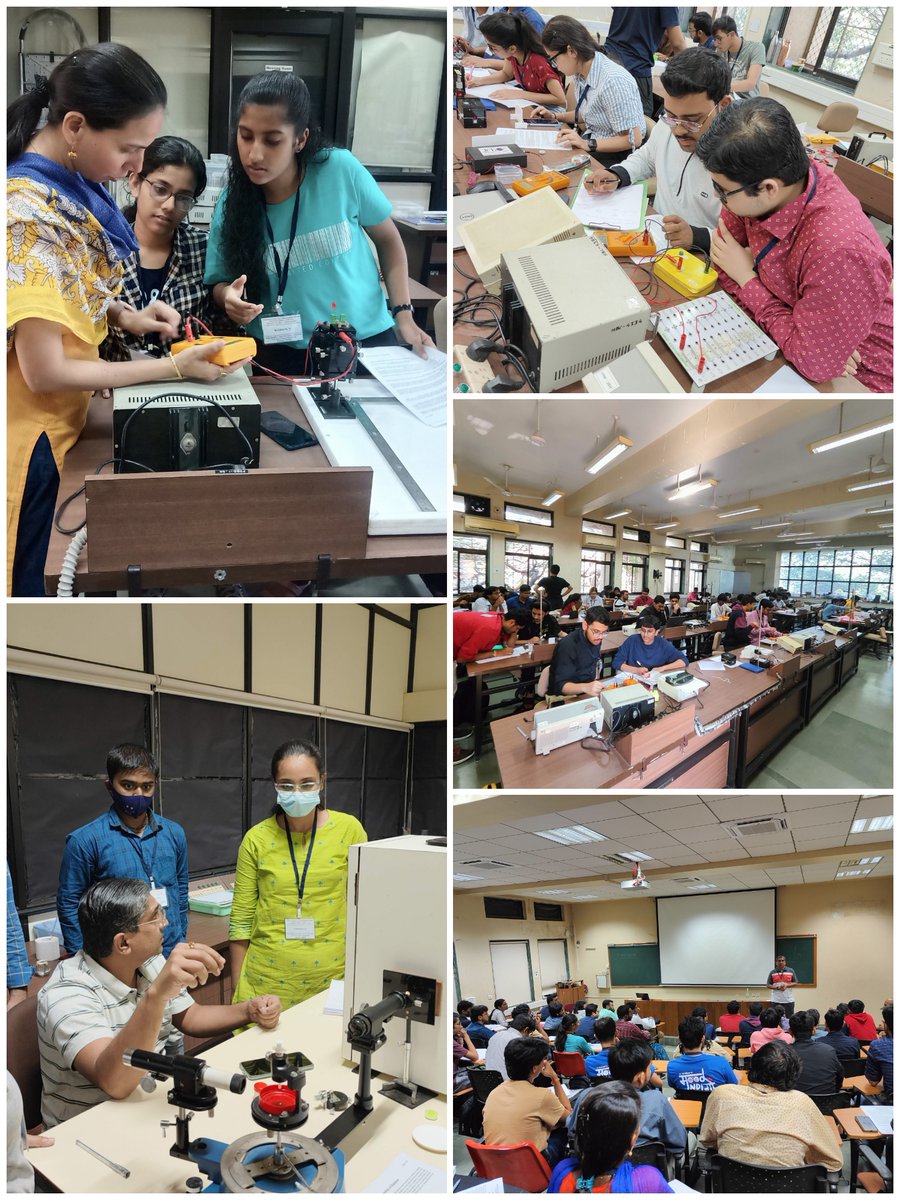 HBCSE_TIFR's tweet photo. The NIUS physics camp is being held at HBCSE, Dec 29 to Jan 4, 2023. This will be an exposure and enrichment camp where scientists and teachers offer short Physics courses on core and advanced topics, laboratory course on Experimental Problem Solving and project-related sessions. https://t.co/XFpacRiqLh