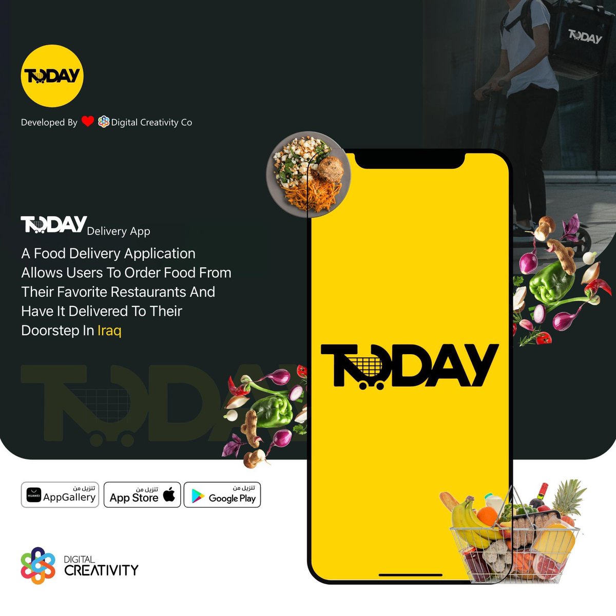 elabda3Company: Today Delivery App on Behance 
A Food Delivery application allows users to order food from their favorite restaurants and have it delivered to their doorstep.

Behance : bit.ly/beh-todaydeliv…

 #behance