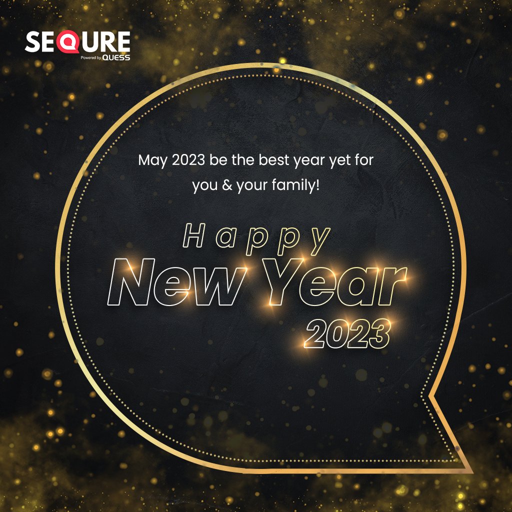 Team SeQure wishes you a very happy New Year. We wish to join you on this journey for many years.
#HappyNewYear2023 #NewYear2023