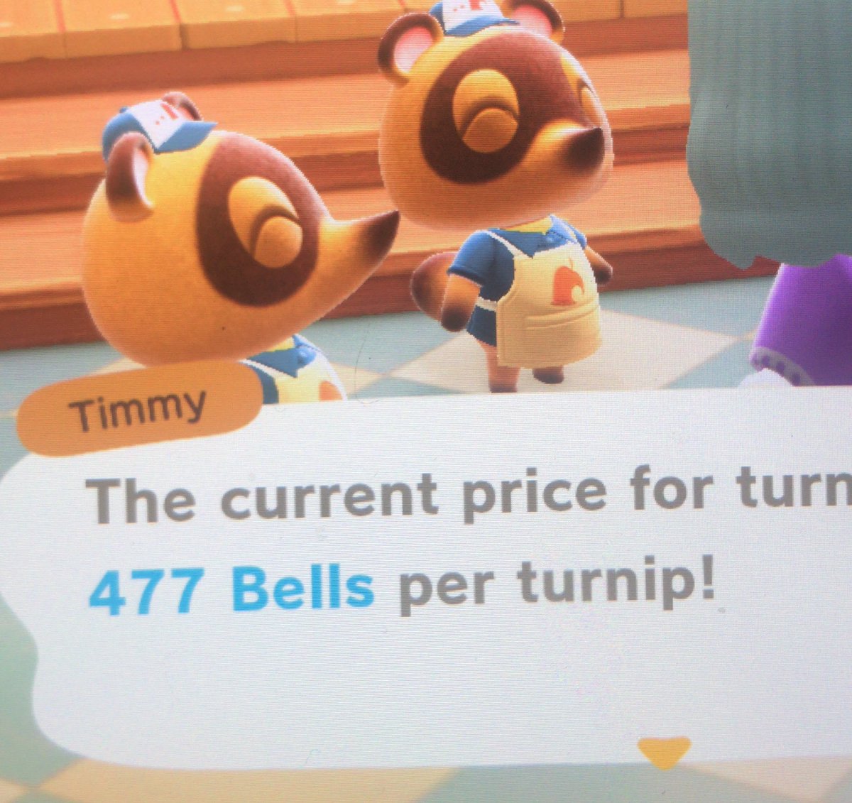 irod_acnh's tweet photo. Hello.
Turnip prices 477bells
plz follow me & send DM✉️
I tell you Dodo Code.
カブ売りたい方DMまで🌸
#turnipPrices #turnip #ACNH #ACNHturnips #AnimalCrossing
#NintendoSwitch #あつ森カブ https://t.co/TYN6oqiomZ