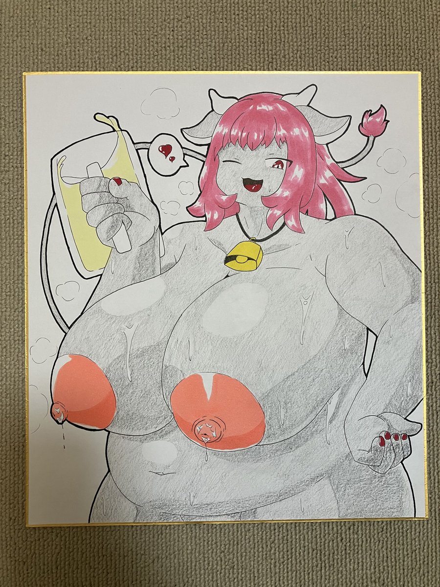 持ってく色紙はこちらです。お買い上げの際は空白部分にサインを入れます!
欲しい方はお声掛けください! 