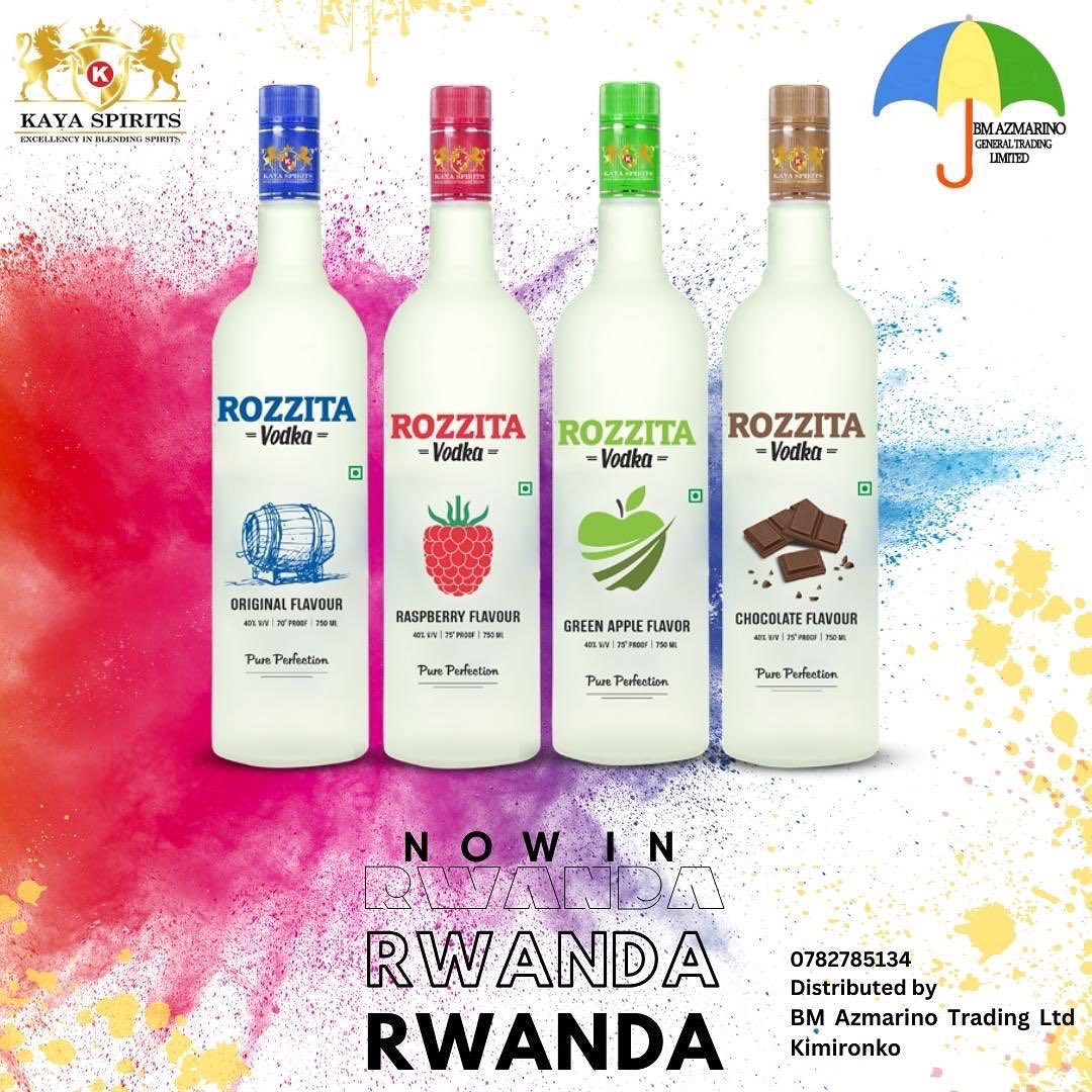 Rusaropatience's tweet photo. Did you know Rozzita Vodka is now available in Rwanda?!?!
You can make your orders on the contacts below on this flyer…Sip for the weekend with your favorite flavor🥃😋 https://t.co/Cy73kLvGTD