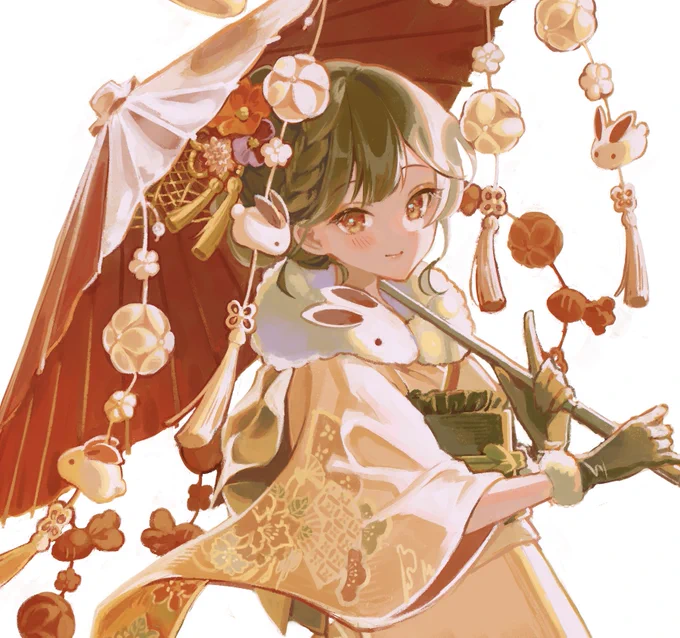 年賀絵進捗!間に合え～!!! 
