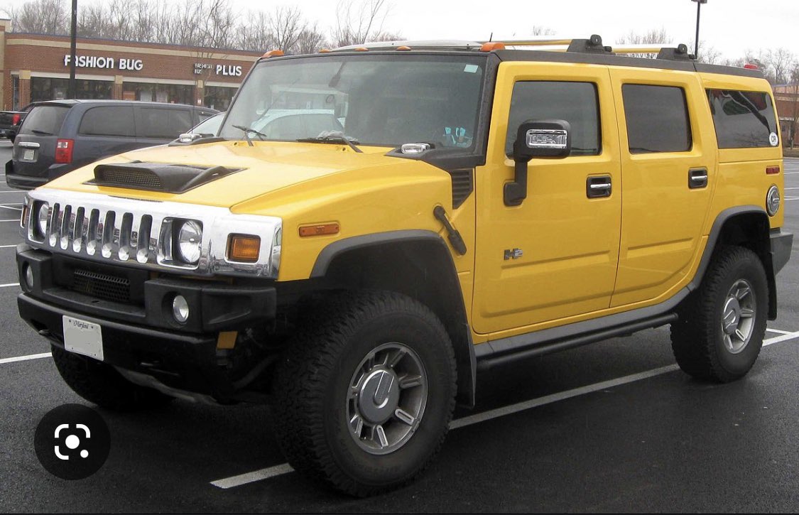 Before the g wagon there was a hummer H2