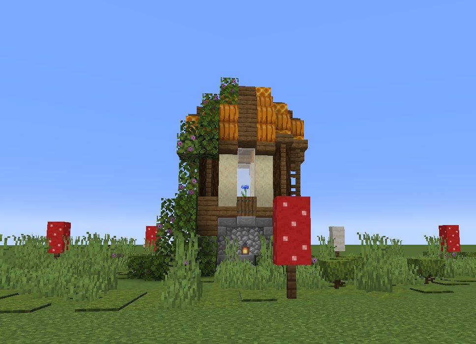 HermitcraftHap1's tweet photo. @prismarinaYT @prismarinaYT Built some stuff whilst my creative is corrupted, https://t.co/4GkkICC9ys