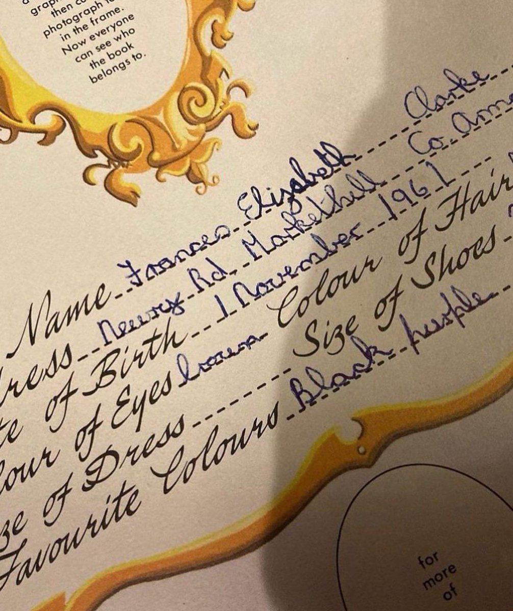 museumofci's tweet image. Dear Twitter friends,we need your help? Pls share! We are trying to trace the owner of a Judy Annual in our collection. Frances Elizabeth Clarke,b.1961,Markethill,Newry Rd,Armagh.Eyes Brown.Favourite colours:Black &amp;amp; purple! 
#Childhood #Armagh #Markethill #NewryRoad #Judy #Annual