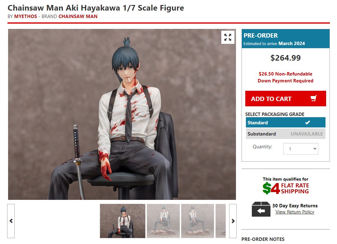 Aki Hayakawa Chainsaw Man 1/7 Scale Figure | Hobby-Genki