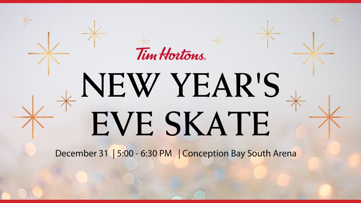 Conception Bay South on Twitter " New Year's Eve Skate Conception
