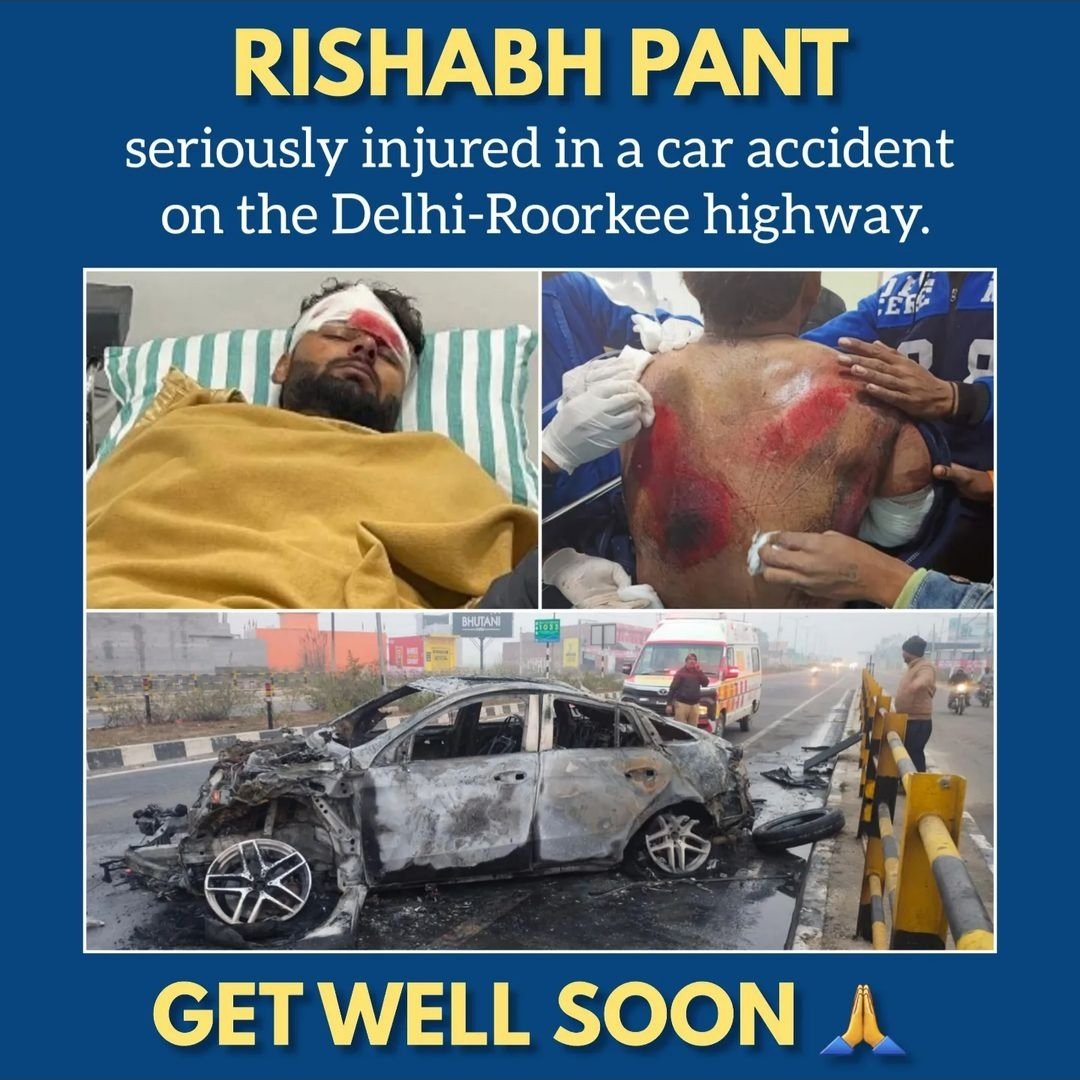Pal756591's tweet photo. I pray for his good health and well being..🙏🏽 Get well soon champ..❤️#Rishabhpant17 https://t.co/G964KPX60R