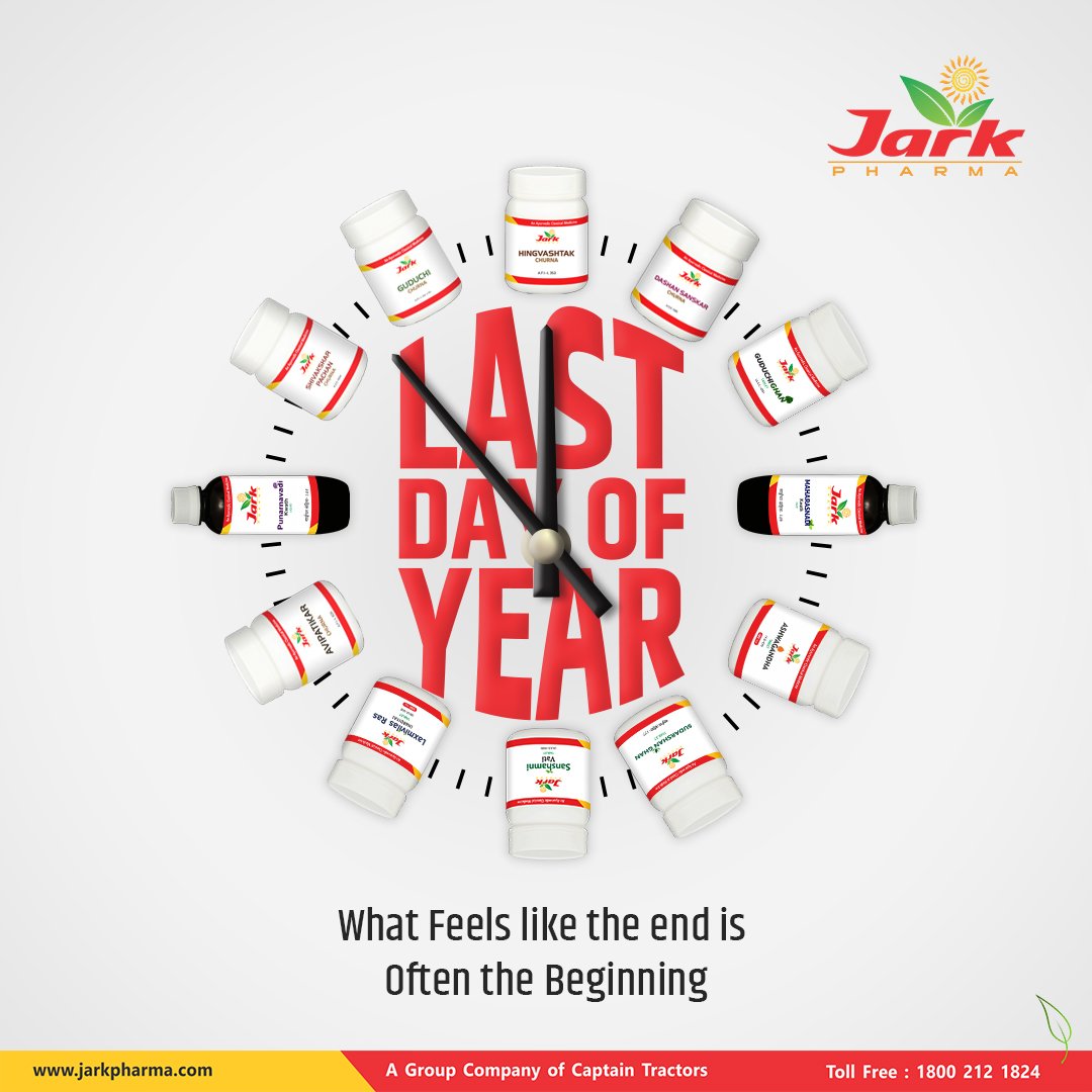 jarkpharma's tweet photo. Last Day Of Year 

What Feels Like the end is often the beginning

#feels #lastyear #beginning
#medicine #ayurveda #jarkpharma #india https://t.co/5GhCwQ01Wv