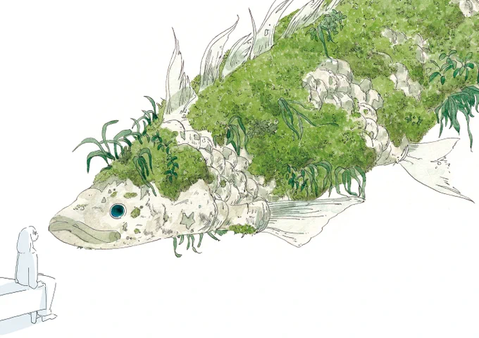 オリジナル作品から。あまり描けなかったけれど『線の詩』を出せました。#2022年自分が選ぶ今年の4枚 