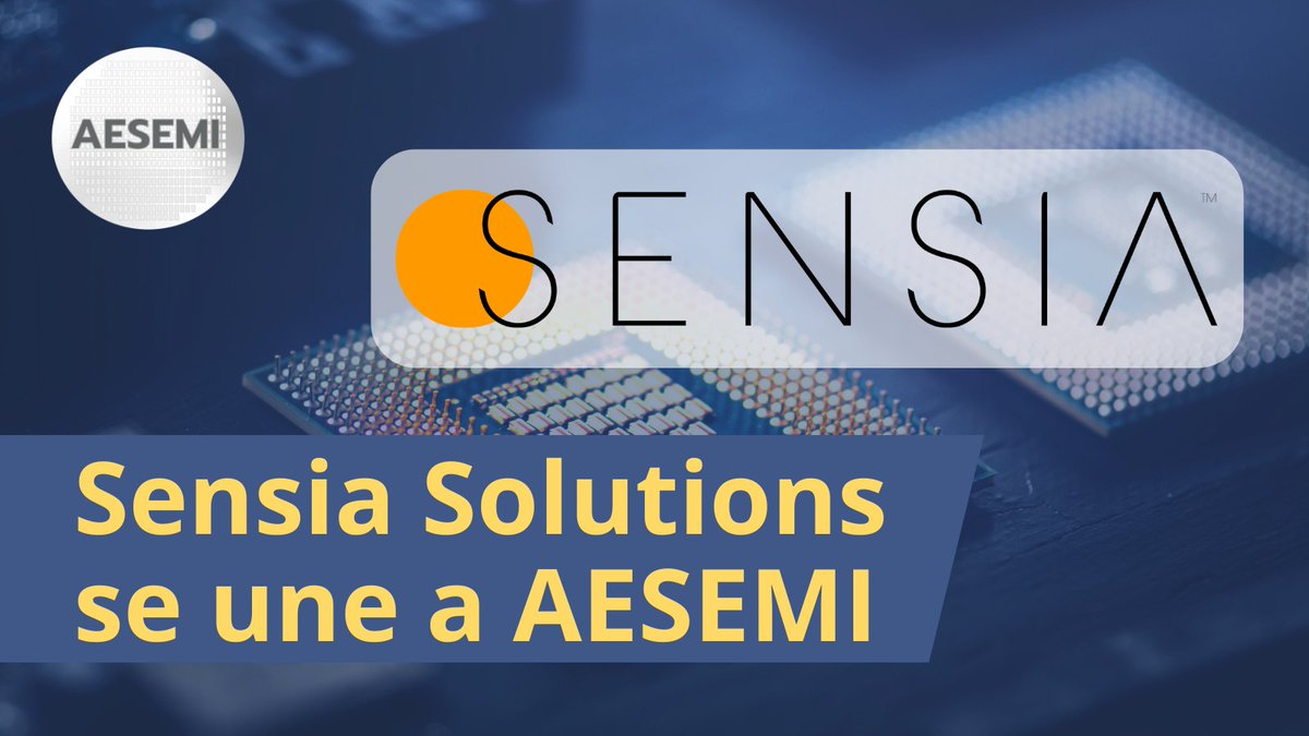 La empresa <a href="/SENSIAsolutions/">SENSIA</a>, líder en soluciones de vanguardia basadas en la tecnología inteligente de imágenes infrarrojas (IR), se une a <a href="/_AESEMI/">AESEMI</a> 

aesemi.org/sensia-solutio…

#AESEMI #semiconductor #sensores #digital #chips #EUChipsACT #PERTE_Chip #PlanDeRecuperacion