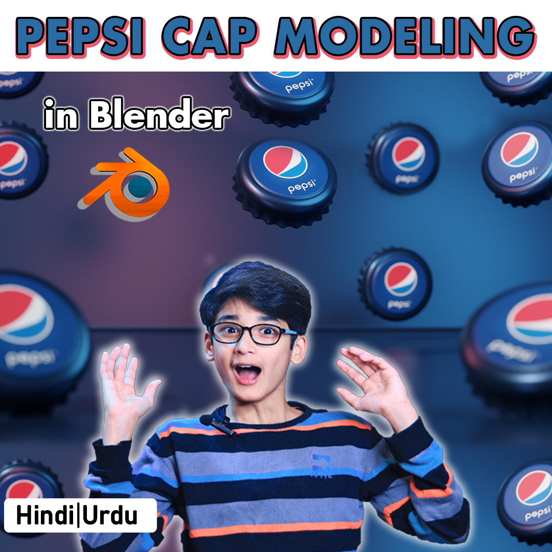 Ahadanimates's tweet photo. Pepsi Cap Modeling In Blender | Modeling Tutorial In Hindi Urdu | Blender Basics
#pepsi #cap #blender #3dtutorial #blendertutorial #animationtutorial #3dmodeling #3danimations #3dblender #pepsibottle #WhyNotMeriJaan #whynotmerijan #bottlecap #3danimator #urduhindi #hindiurdu https://t.co/Aqtyhh2fF1