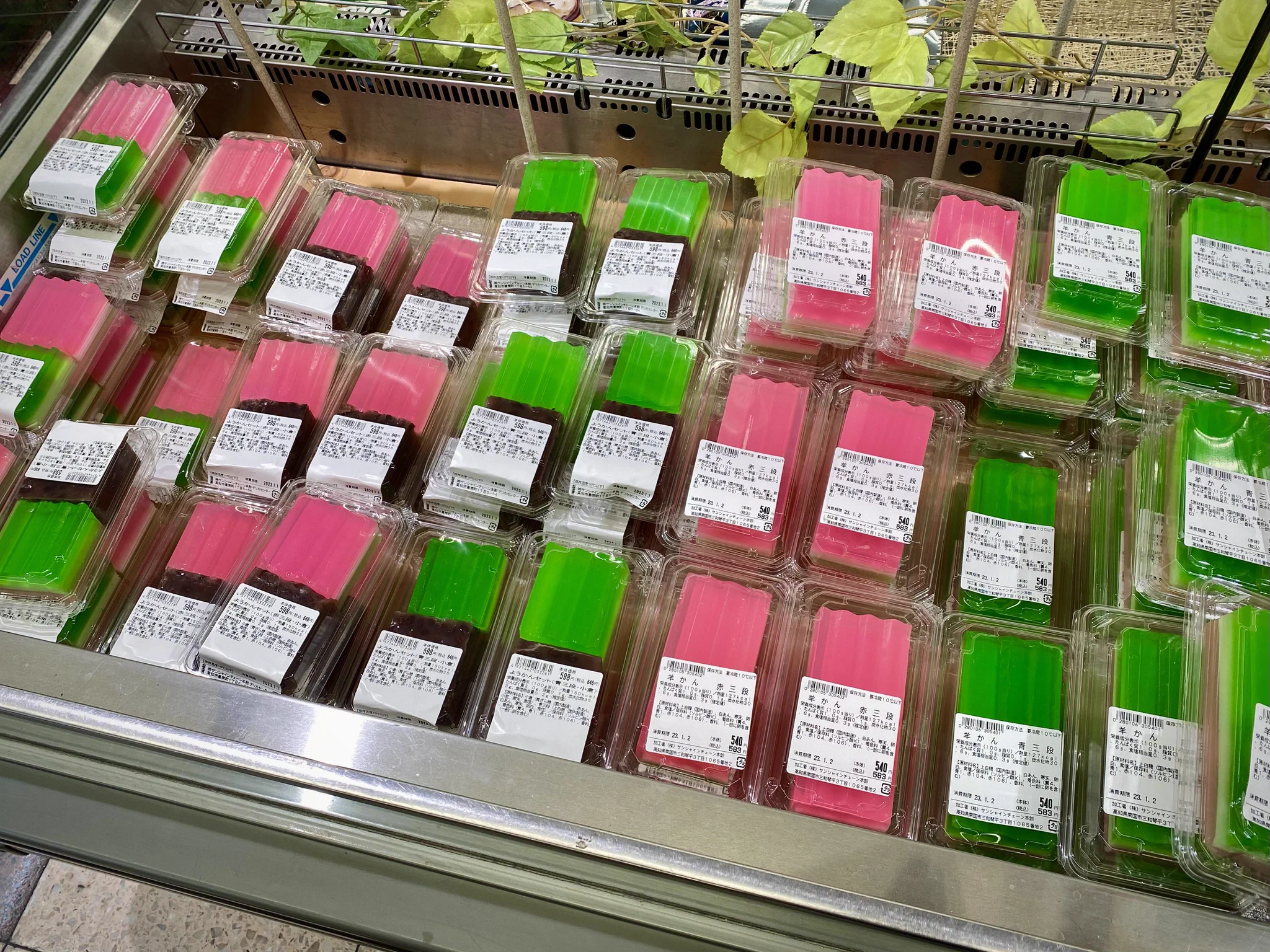 ネオンカラーの羊羹が入いる！？高知のおせちが発色良すぎたw