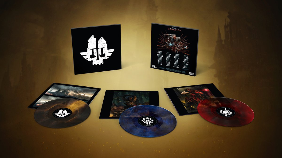 Pre-order <a href="/JesperKyd/">Jesper Kyd</a>'s #WARHAMMER @DARKTIDE40K soundtrack on triple #vinyl

bit.ly/warhammer_vgm

#Warhammer40k <a href="/fatsharkgames/">FATSHARK 🦈</a>