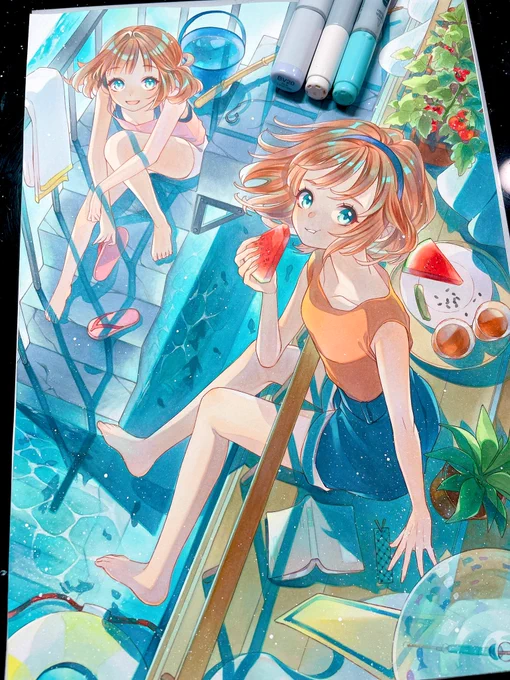 #2022年自分が選ぶ今年の4枚今年もありがとうございました!来年もどうぞよろしくお願いしますコピックばしばし使っていくぞー! 