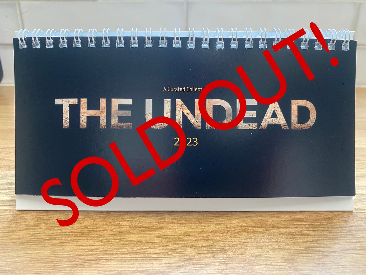 RRHaywood's tweet photo. Thank you to everyone who bought a 2023 Calendar. I really hope you liked them. We sold out a few times over and kept ordering more in, but they take a lot of time to package and send so that's it for this year.
Much love! https://t.co/rKmy492pSX