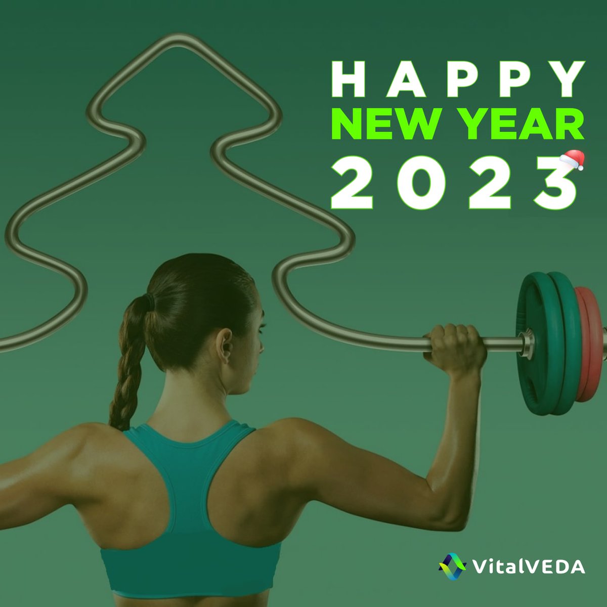 veda_vital's tweet photo. Happy New Year! Stay Fit, Healthy &amp; Wealthy with VitalVeda in the Year 2023! 🥇🏆#vvfit #vitalveda #NFT #MoveToEarn #P2E #web3community https://t.co/Re40BaCr4X