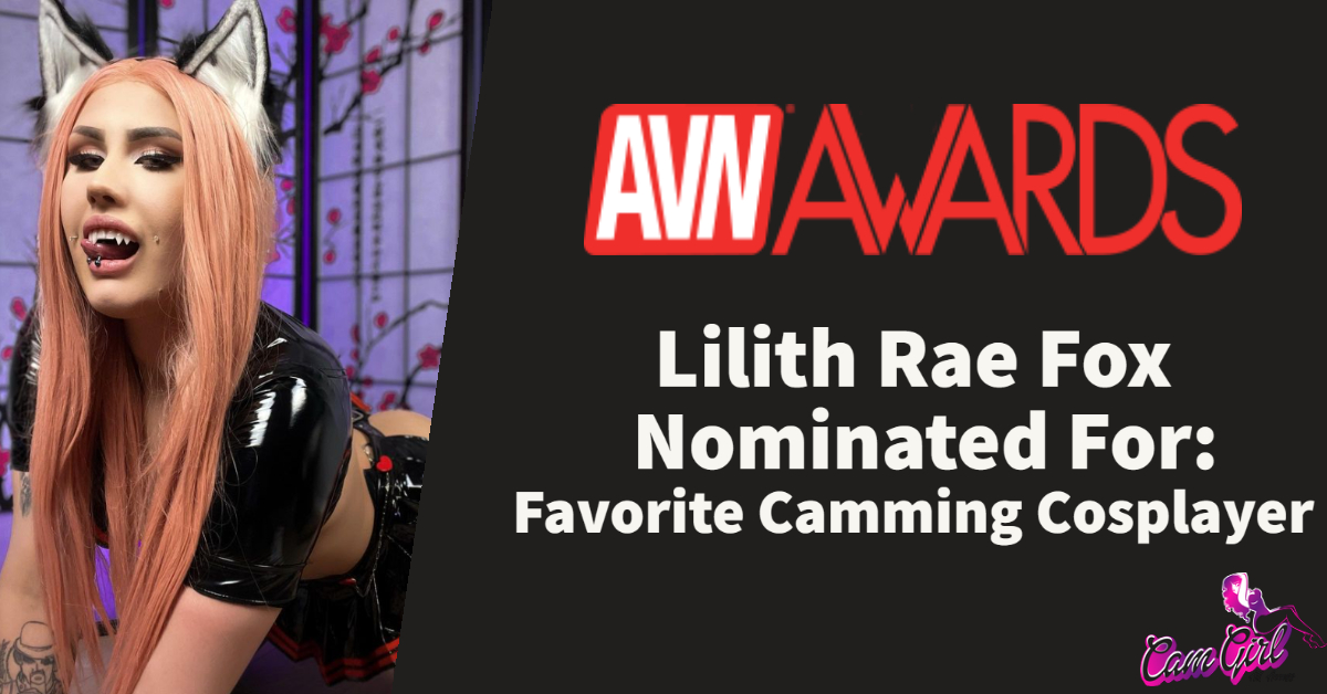 AdultAllAccess's tweet photo. https://t.co/Jo9K4pNiZM would like to Congratulate Lilith Rae Fox on her "Favorite Camming Cosplayer" Nomination at the AVN Fan Awards. You can vote for her at https://t.co/IOHomEsV8G @avnawards #LilithRaeFox @LilithRaeFox https://t.co/B9kyon52dI