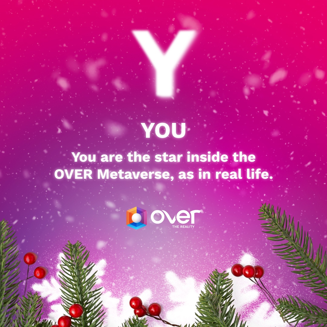 OVRtheReality's tweet image. 🥳 #OVERAlphabet

🎄Day 25
 Y = You
🌀 You're the ⭐️ inside the #OVERMetaverse. If it weren't for you, the community, we wouldn't be here.

Thank YOU for joining us on this journey. 

We did a lot of great things together in 2022.
2023 will be even better!

One more letter to go!