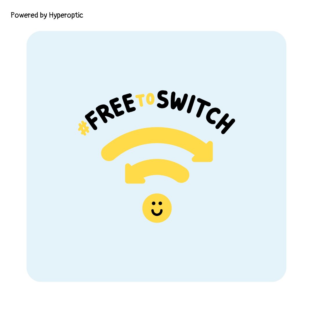 freetoswitch's tweet photo. What is #FreeToSwitch?

We’re fighting for a simple principle: the broadband price you signed up for should be the price you pay.

No small print, no confusing language. Just transparency and fairness. Because a deal’s a deal.

Complain to Ofcom: https://t.co/ejo8hEPD7O👏 https://t.co/KELJJO048N