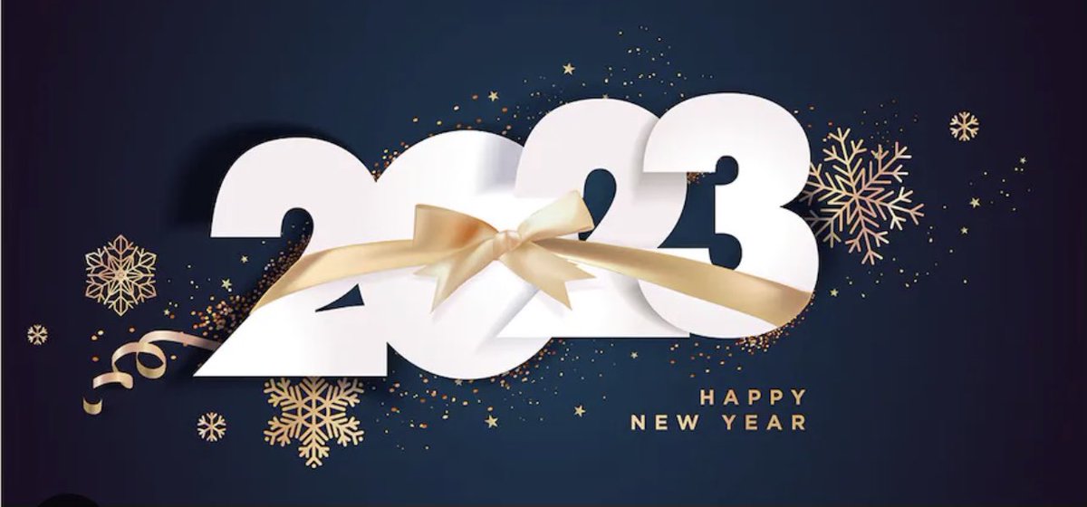 May the New Year bring you happiness, peace, and prosperity. Wishing you a joyous 2023!
 #happiness #newyearwishes #newyear2023