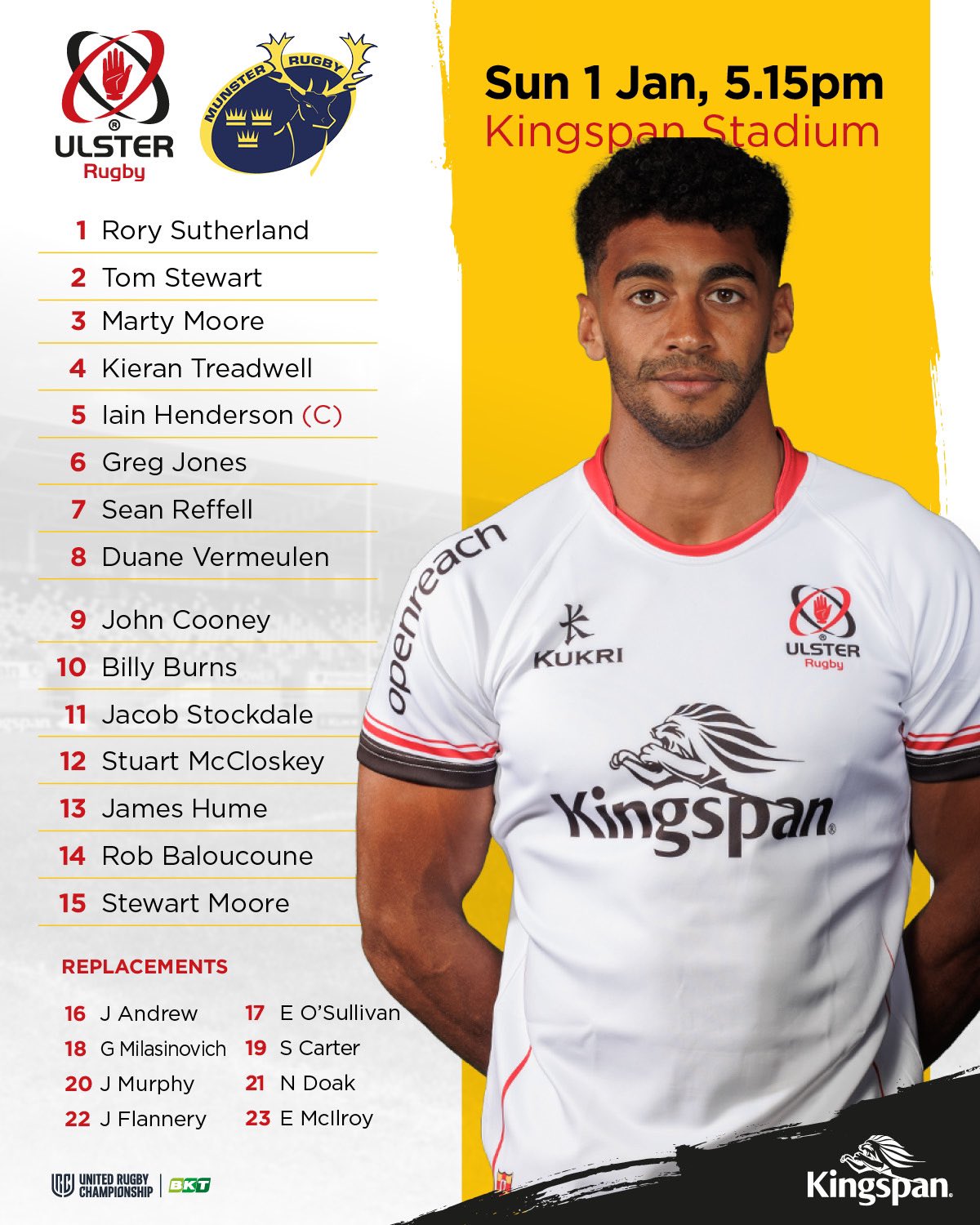 Ulster rugby online