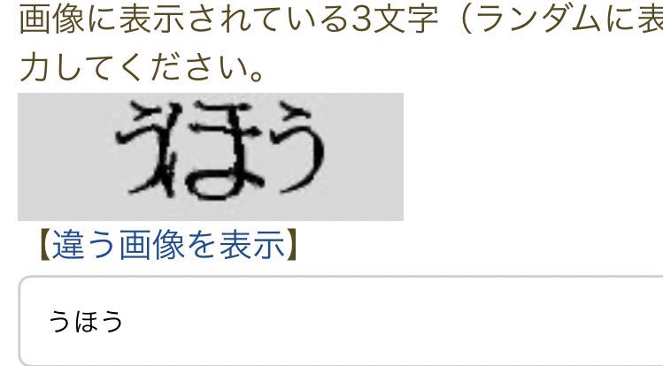 某社の画像認証がふざけすぎてて腹が痛い 