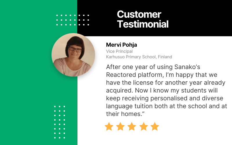 See what Mervi has to say about Sanako ESS
ow.ly/FIlb50McQ29