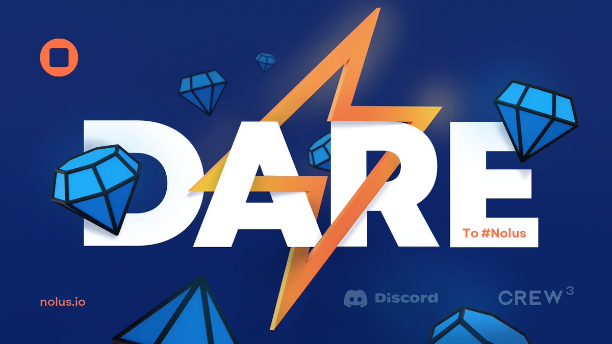 NolusProtocol's tweet image. ⚡️DareToNolus? Complete quests on @crew3xyz nolus.crew3.xyz and learn all about the @NolusProtocol. First quests open today at 13:00 UTC!

🤑 $4,000 and 150,000 $NLS in prizes are up for grabs!