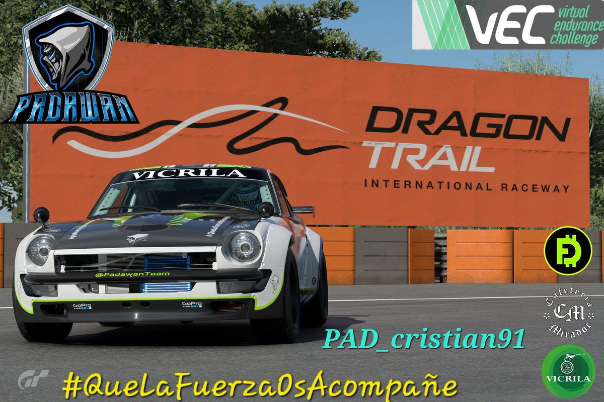 🏁 CARRERA 🏁 

Hoy toca @EnduranceFest en Dragon Trail Jardines con esta máquina de coche y tenemos en pista a: 

💙PAD_cristian91 

💥Suerte compañero y a disfrutar! 

🖌️  <a href="/PAD_wossko/">Osskarte</a>
⏰  21.00
🎬  Por el twitch de <a href="/AGarnata/">Alejandro Garnata</a>

#QueLaFuerzaOsAcompañe