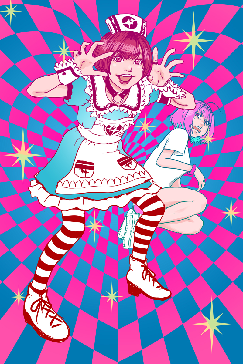 2022年描いた2次絵がそもそも少ないのでお気に入り選ぶの却って大変だったけどこのへん(4枚目は夏コミ本のカラーページ絵) 