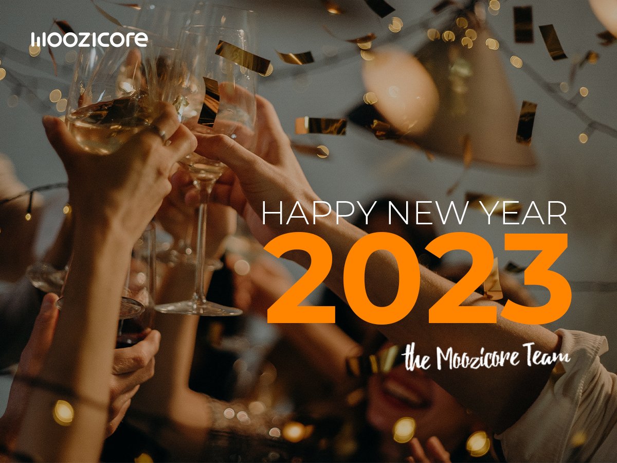 Moozicore's tweet photo. Happy New Year 2023 from Moozicore! 🎉🍾🥂
#HappyNewYear2023 https://t.co/yLMYOc7IkW