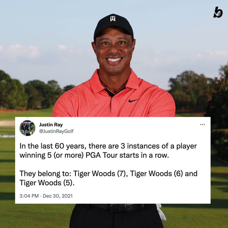 Happy 47th birthday, Tiger Woods 