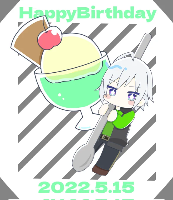 #2022年自分が選ぶ今年の4枚今年あんまり描けてなかったけどこのへんおきにです(ディアソ率高)普段と違う絵柄で描くの楽しかったな〜 