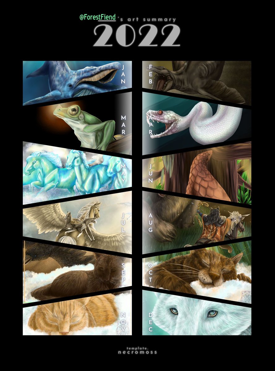 🐾🦊~ART SUMMARY 2022~🦊🐾

This is my first time participating in this yearly roundup and also the first time I can see what a full year of full-color works looks like for me! 🥲

🐝🍀🐝🍀🐝🍀🐝🍀🐝🍀🐝🍀🐝