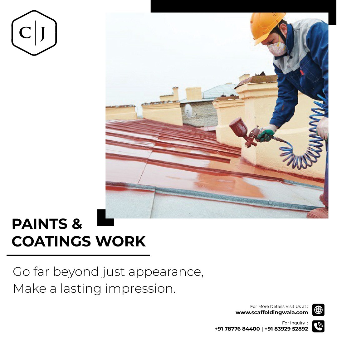 ScaffoldingWala's tweet image. Get Scaffolding Wala Paints and Coating services for decorative and functional purposes for safety from rust.

👉 Contact Us  
📞 (+91) 7877684400      

🌐:scaffoldingwala.com

#scaffoldinwala #scaffoldinginchittorgarh  #coatingwork  #construction  #oilpaint  #paint #paint