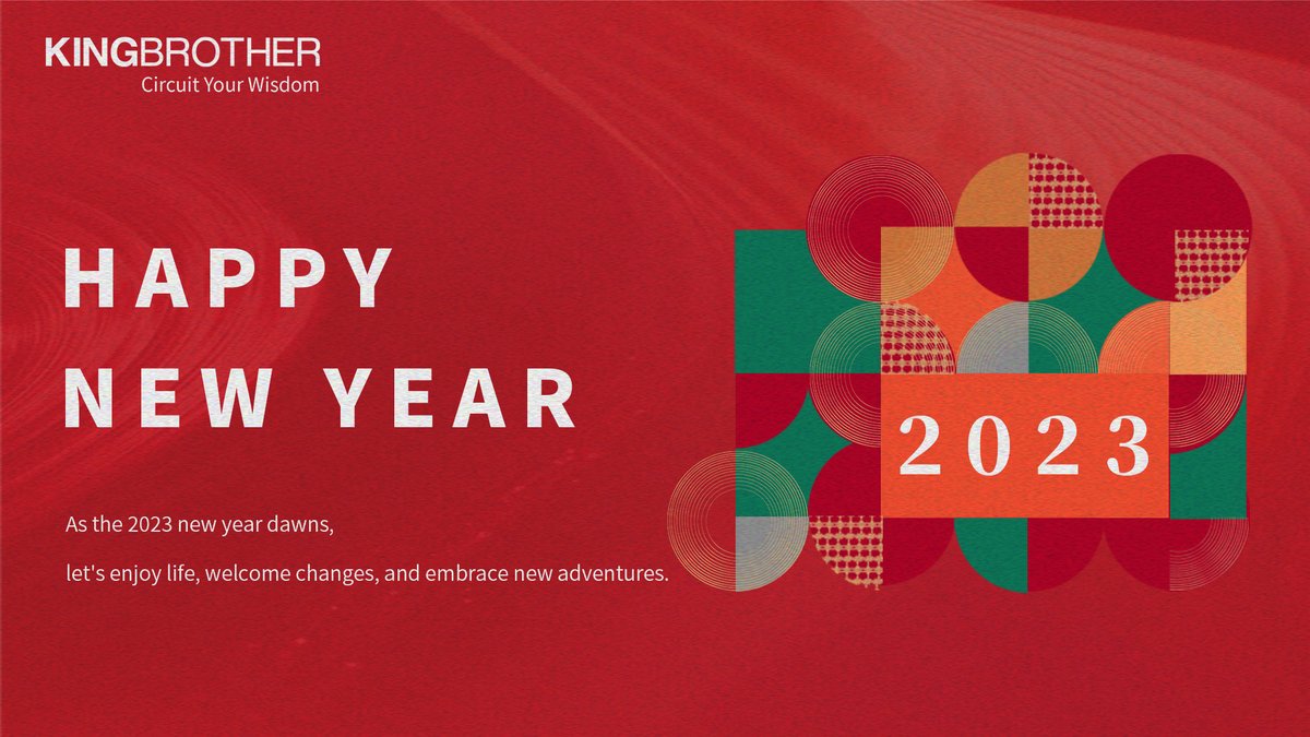 KingBrother_ltd's tweet photo. As the 2023 new year dawns, let's enjoy life, welcome changes and embrace new adventures. We extend our warmest wishes to all our KBers, partners and clients.
Kingbrother is immensely grateful for your trust and successful cooperation during 2022. 

#Kingbrother #newyear2023 https://t.co/ey5NO4ZkZ1