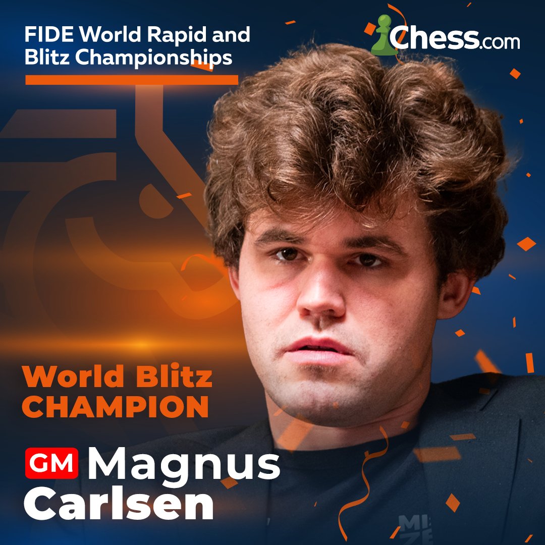 Magnus wins World Blitz to complete triple crown