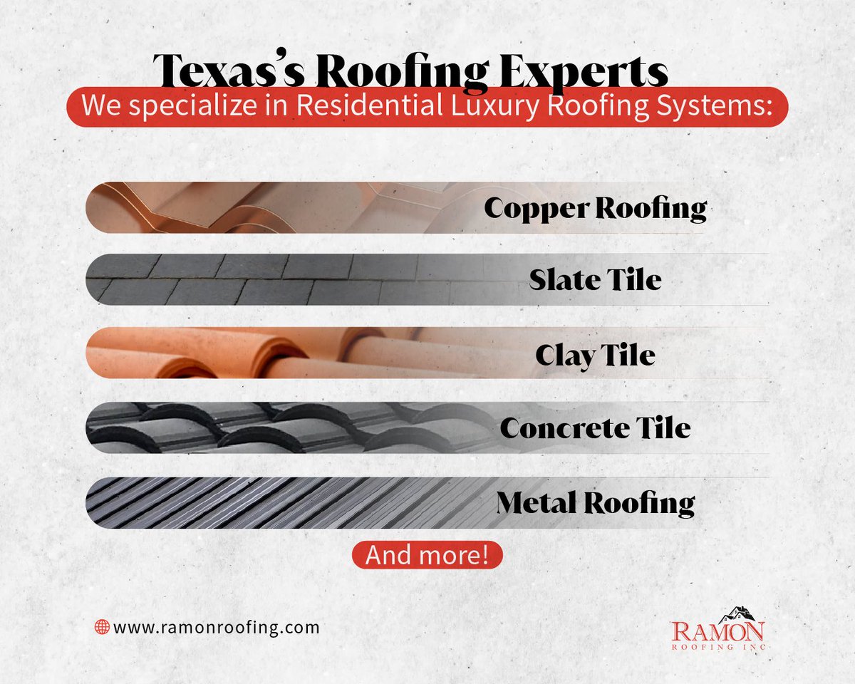 RamonRoofing's tweet photo. Texas’s Roofing Experts.
Ramon Roofing is proud to have provided Texan’s top-quality roofing for over 27 years!
#ramonroofing #residentialroofing #commercialroofing #roofingcontractors #roofingcompany #roofingprofessionals #roofingindustry #texas #forworth #austin https://t.co/ZKcHdaQif0