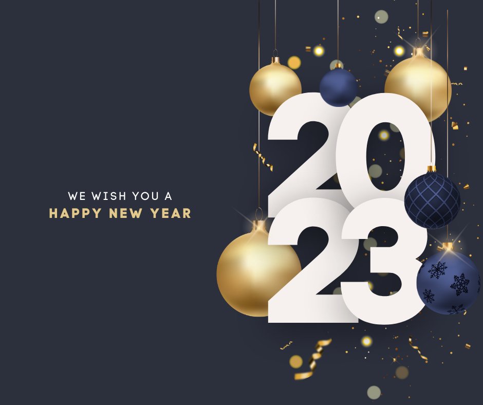 Wishing everyone a happy and healthy New Year! We will resume normal business hours Tuesday, January 3, 2023. #happynewyear #nola 🎆