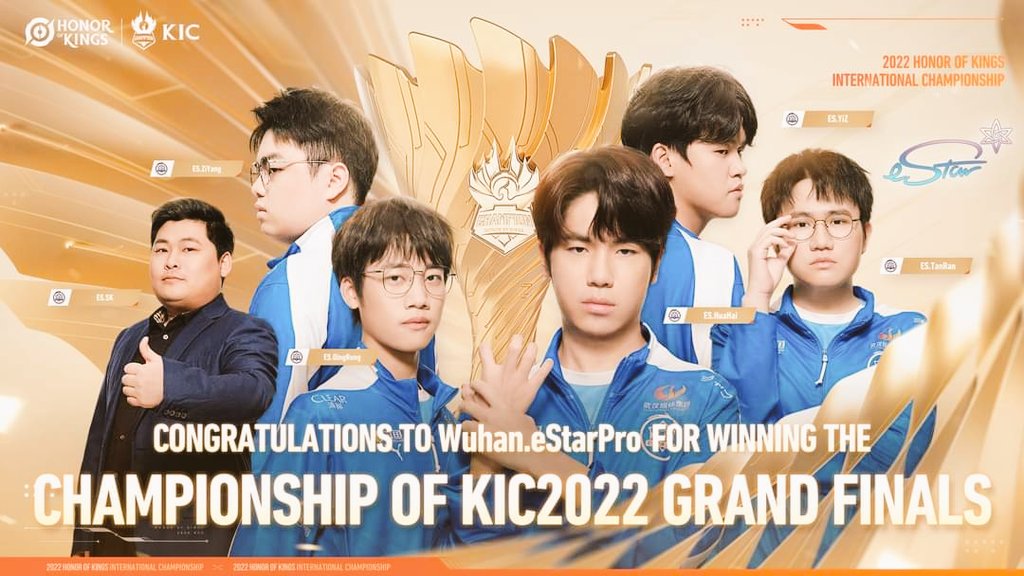 HOKWITHFENG's tweet photo. Congratulations EstarPro for winning the world Championship of 2022 !
This is full power of EstarPro
Other tournament the don't force too much .
#YallaUp
#YallaEsports
#KIC2022
#HonorofKings https://t.co/jQvzzJ6y0r