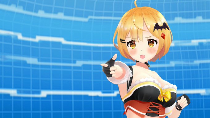 夜空メルさん。2022年MMDモデル使わせて頂きありがとうございました 