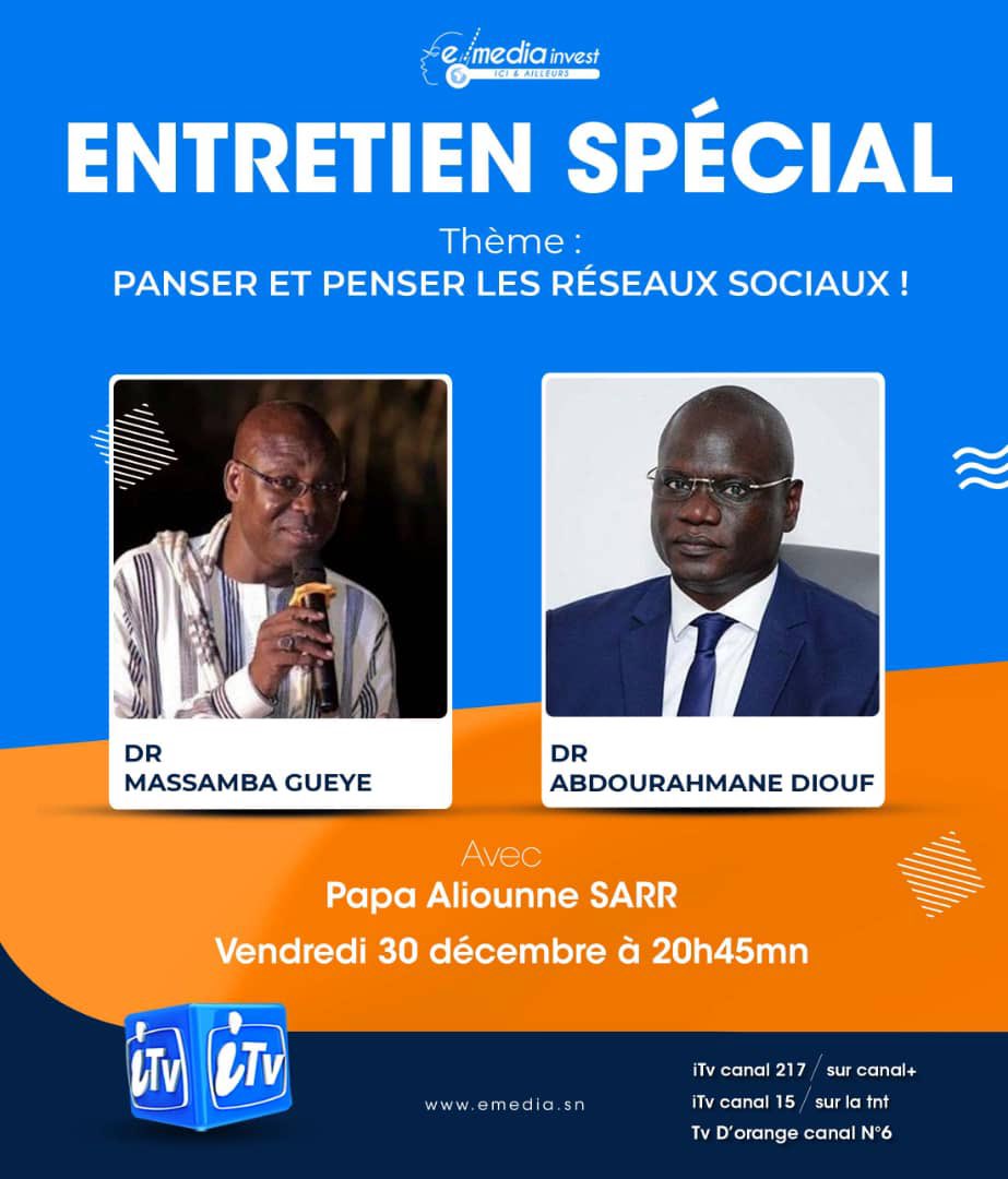 Après Deux philosophes, Deux docteurs ! Ça clique ce soir à 20h45mn sur ITV Sénégal @drelhadjiAdiouf @DrMassambagueye