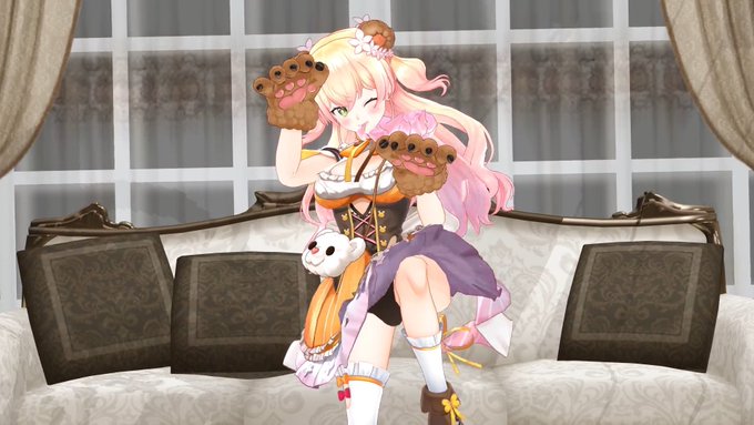 桃鈴ねねさん。2022年MMDモデル使わせて頂きありがとうございました 