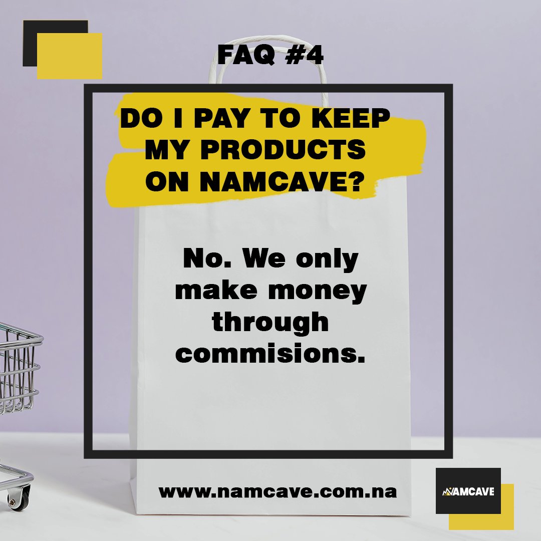 NamcaveCC's tweet photo. More of your questions about Namcave answered. Be sure to check out our website to buy and sell your products. https://t.co/inXCIODTZC 🛍️🛒🇳🇦 https://t.co/wnTw35u26c