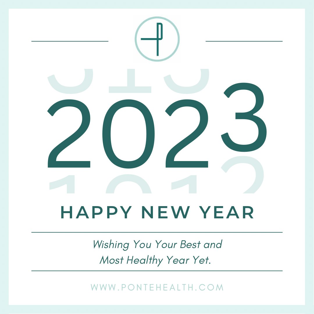 pontehealth's tweet photo. May 2023 bring you your Best and Most Healthy Yet. Happy New Year !

#pontehealth #health #wellness #NewYear2023 https://t.co/Sh58dThUCO