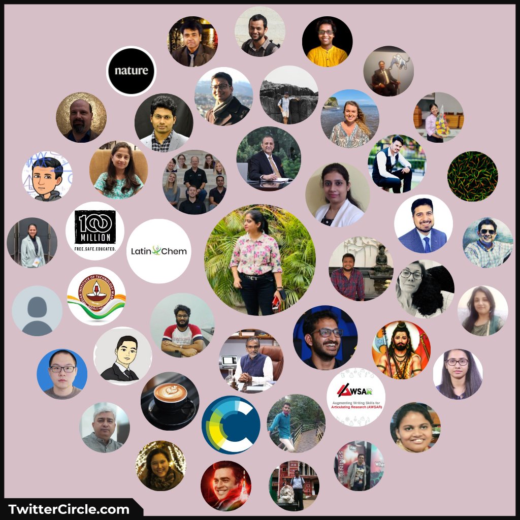 AhujaTripti's tweet photo. It's always cool to watch such a circle. 
My Twitter Interaction Circle generated by https://t.co/Ex3KStLj4U

🥇 @m_a_ganayee 
🥈 @group_pradeep 
🥉 @srikrishnarka https://t.co/OaurYR6VZu