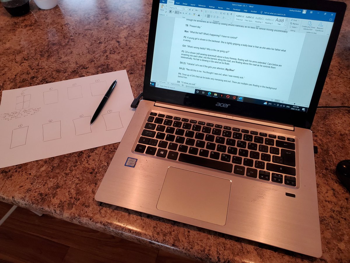 JRD_Comics's tweet image. Finally back to writing Saint 2 script! Creators, what's your favorite part of making comics??

jrdcomics.ca 

#script #comicbookscript #comicbook #indieauthor #writersoftwitter