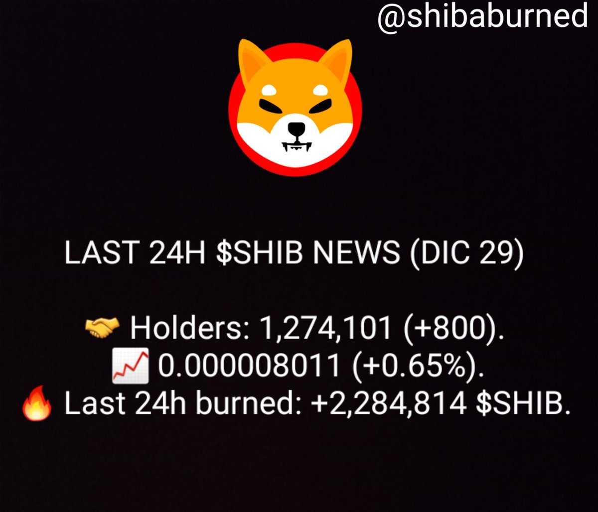 $SHIB NEWS DECEMBER 29

#SHIB #shiba #shibainu #SHIBARMY